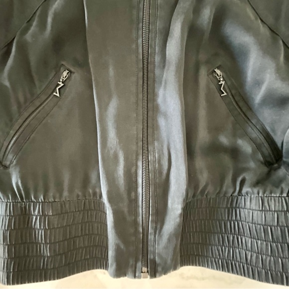 M By Madonna For H&M Zip Up Satin Jacket Size 8 - Picture 2 of 8